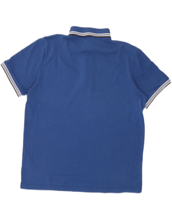 Polo Hugo Boss Hombre XL Algodón Rayas Azul