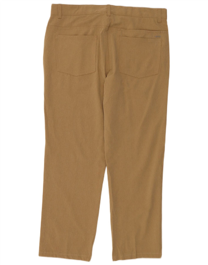 IZOD Pantalón casual recto para hombre W36 L30 Poliéster beige