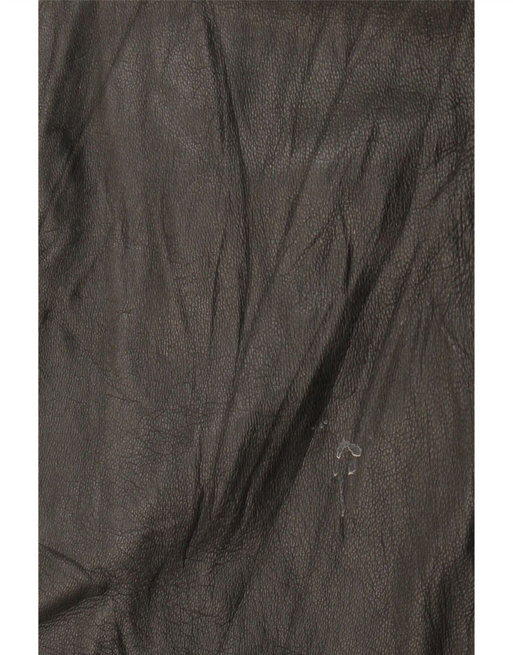Chaqueta De Cuero Victory Mujer IT 44 Mediana Cuero Negro