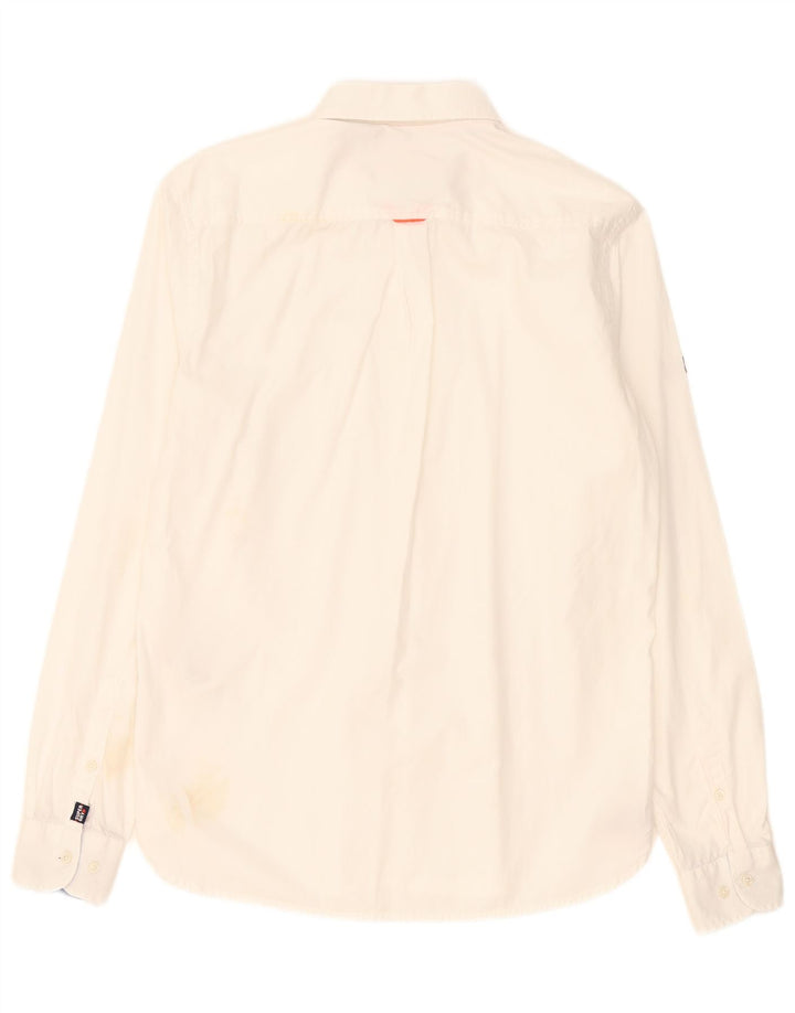 Camisa Superdry Para Hombre Pequeña De Algodón Blanco