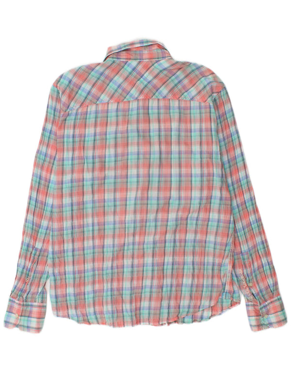 Camisa Tommy Hilfiger Hombre Grande A Cuadros Multicolor De Algodón