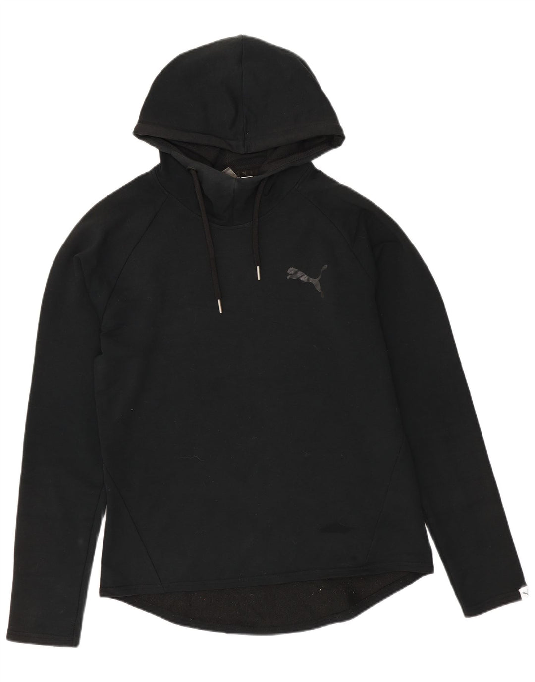 PUMA Sudadera con capucha para mujer UK 10 Small Black Cotton