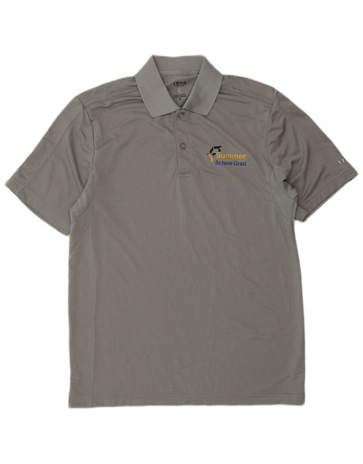 Polo Izod Hombre Small Gris Poliéster