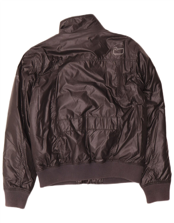 Woolrich Chaqueta Bomber para Hombre UK 38 Mediana Nylon Negro