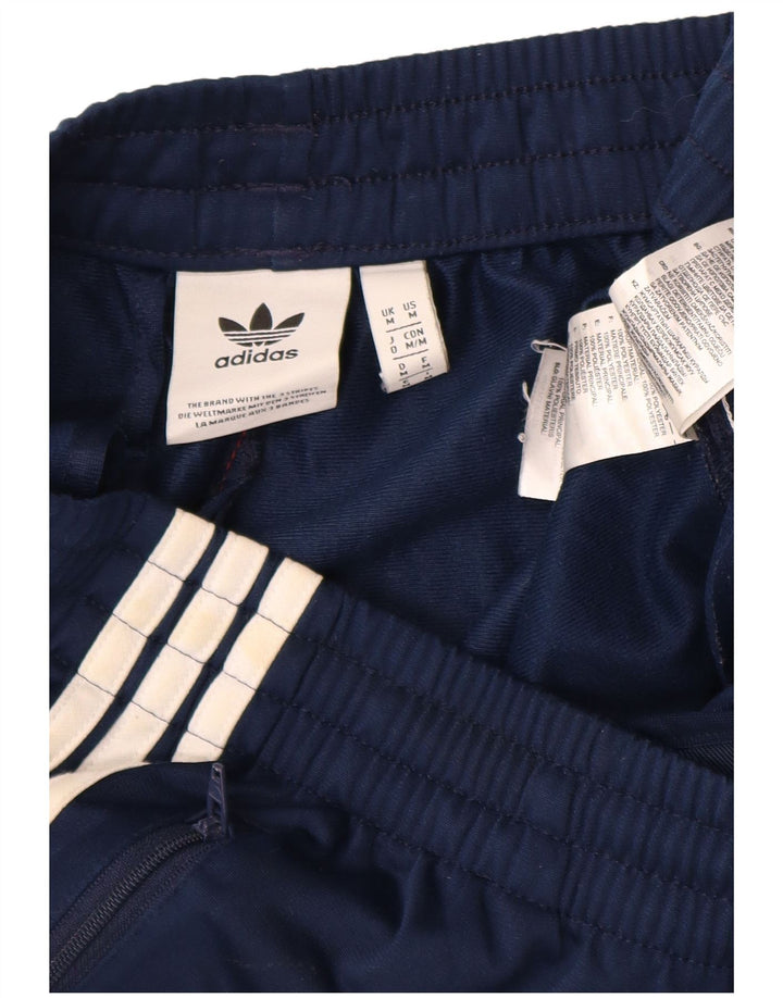 Adidas - Pantalones de chándal para hombre, talla 40, talla mediana, color azul marino, poliéster