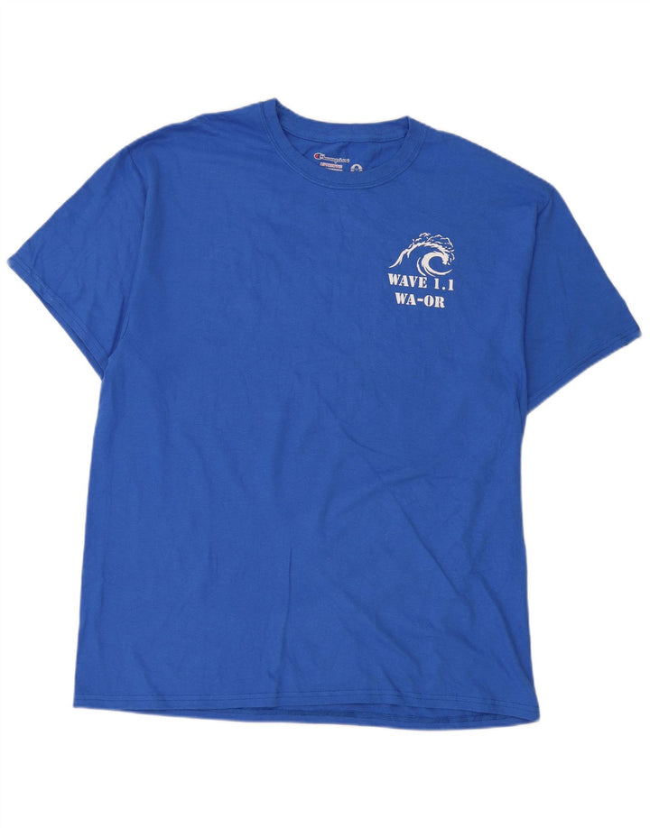 Champion Camiseta Gráfica para Hombre Top Grande Azul