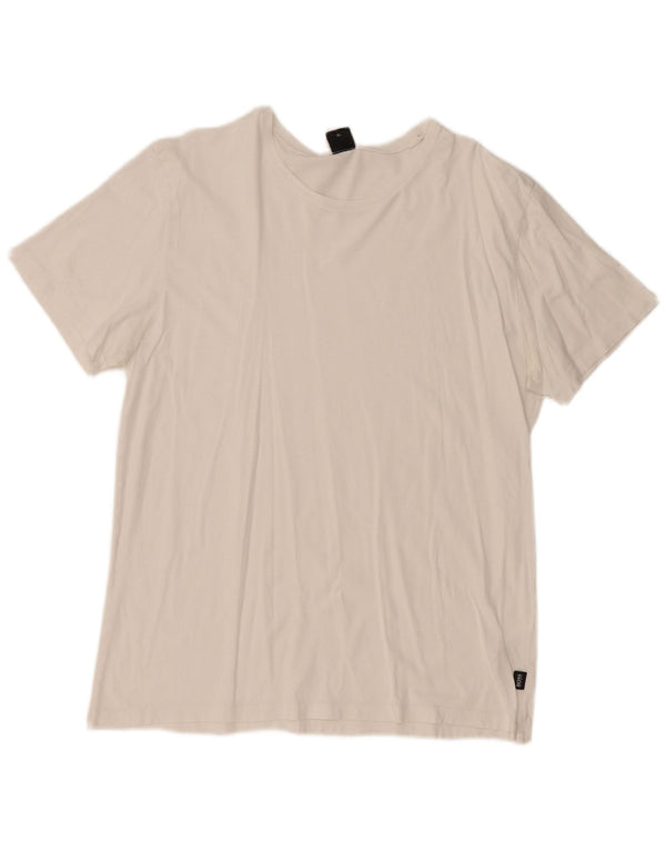 HUGO BOSS Camiseta Hombre Top XL Blanco Algodón