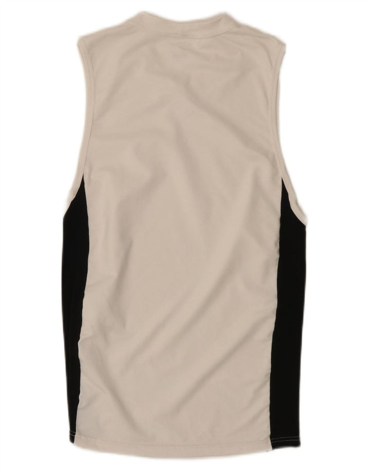 Nike - Camiseta sin mangas Dri Fit para hombre, talla grande, color blanco, poliéster