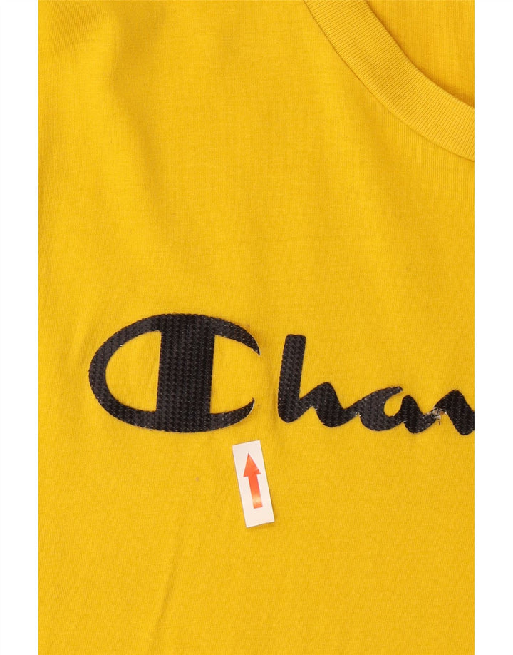 Champion Camiseta Gráfica Para Hombre Top Medium Amarillo
