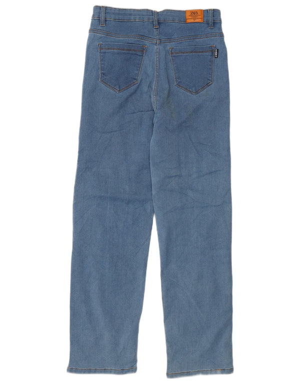 Zara Hombre Jeans Rectos W30 L29 Azul Algodón