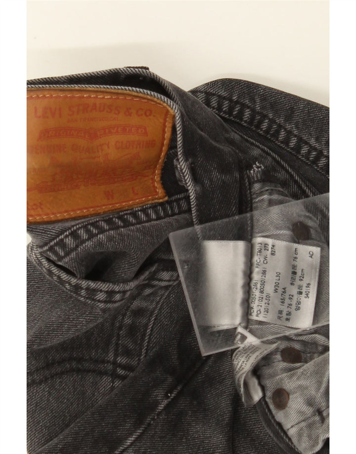 LEVI'S Vaqueros rectos para hombre W30 L30 Algodón gris