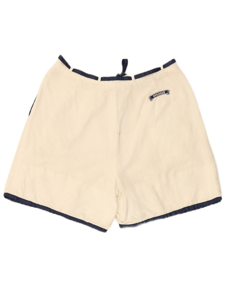 OURAGAN Womens Casual Shorts W28 Medium White Cotton