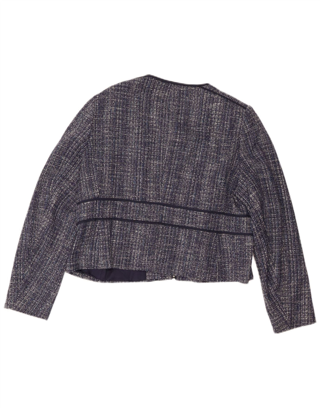 Hobbs Chaqueta corta para mujer UK 18 XL Azul marino moteado