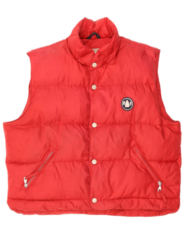 Murphy & Nye Chaleco acolchado para hombre UK 40 Large Poliamida roja
