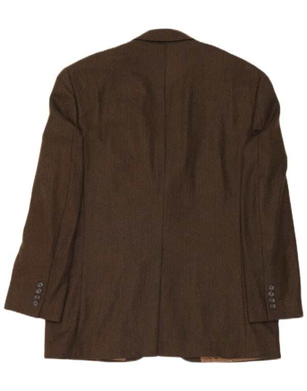 Ralph Lauren Mens 2 Button Blazer Jacket UK 40 Medium Brown Classic