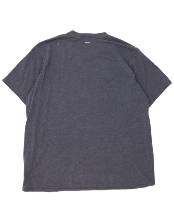 Adidas Camiseta Hombre Top 2XL Azul Marino Poliéster