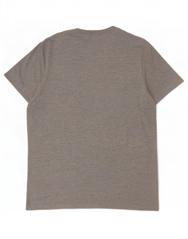 Tommy Hilfiger Camiseta gráfica para hombre Top XL Gris moteado