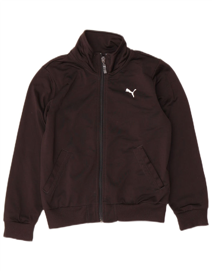 PUMA Chaqueta de chándal con gráfico para niños 7-8 años Negro
