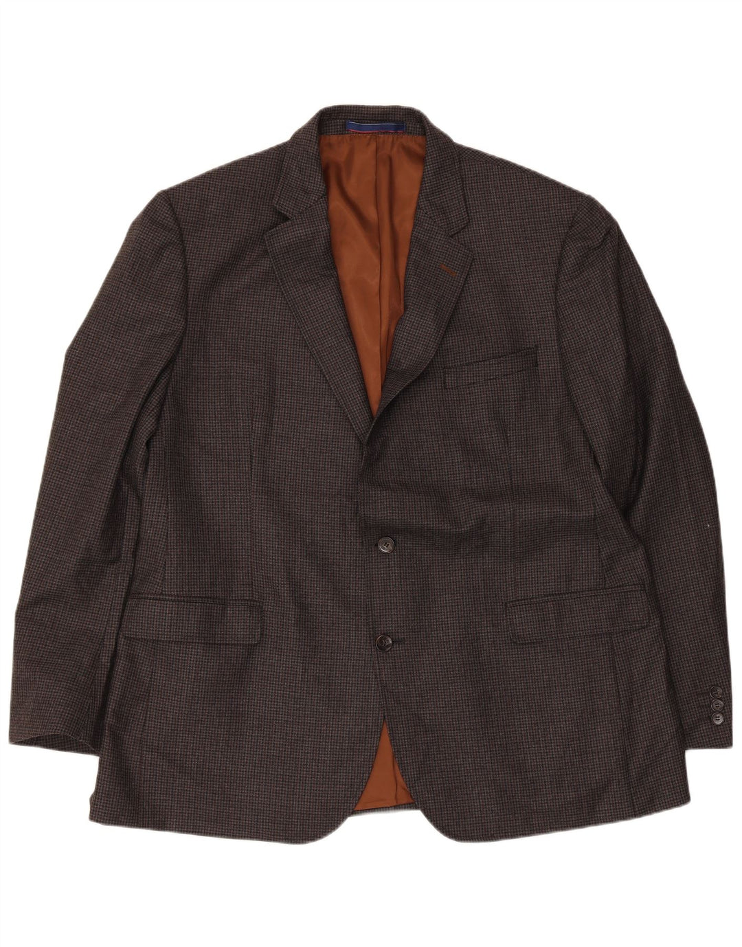 Marks & Spencer Chaqueta tipo blazer entallada para hombre UK 46 3XL Gris pata de gallo