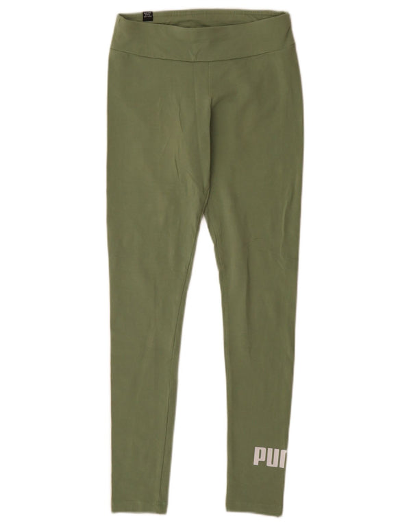Puma Leggings gráficos para mujer UK 4 XS Verde