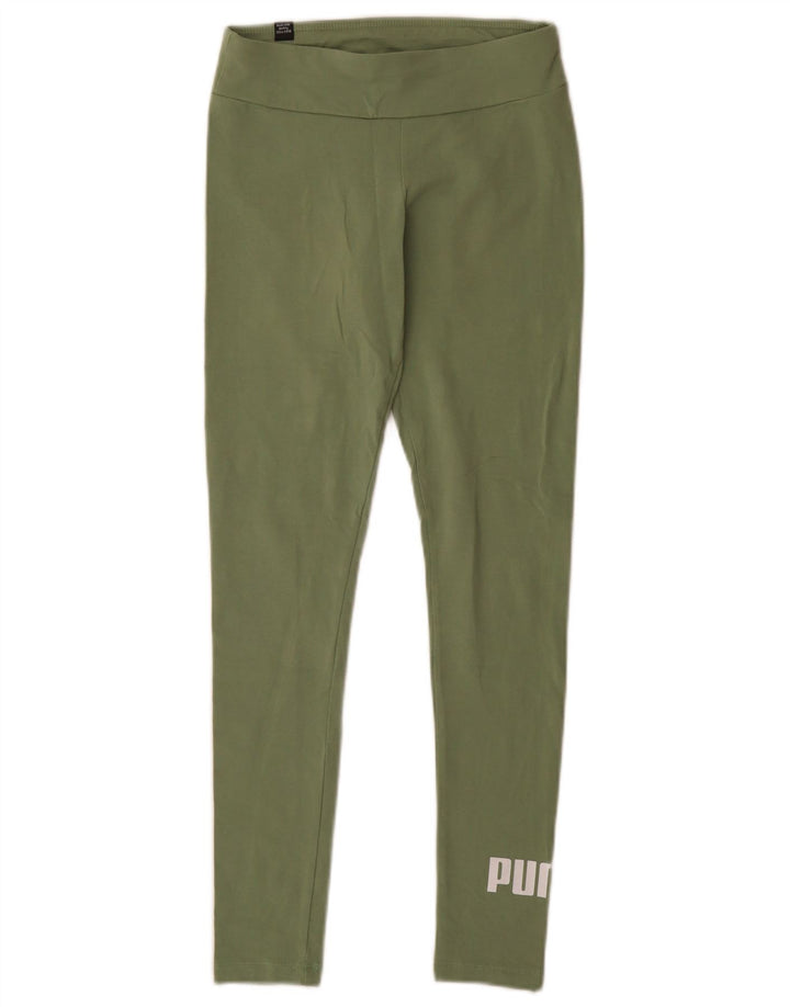 Puma Leggings gráficos para mujer UK 4 XS Verde