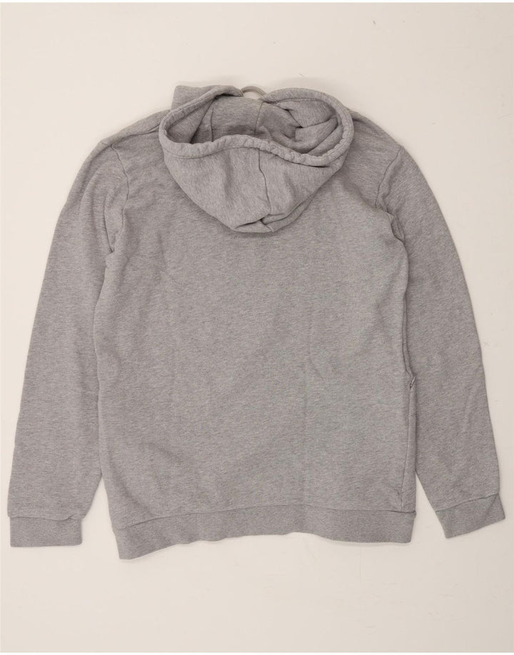 ADIDAS Mens Graphic Hoodie Jumper Medium Grey Vintage Adidas and Second-Hand Adidas from Messina Hembry 