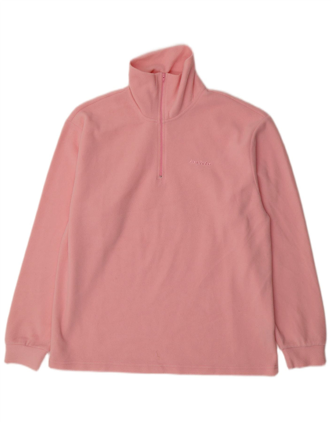 INVICTA Jersey polar con cuello y cremallera para mujer UK 46 Poliéster rosa grande