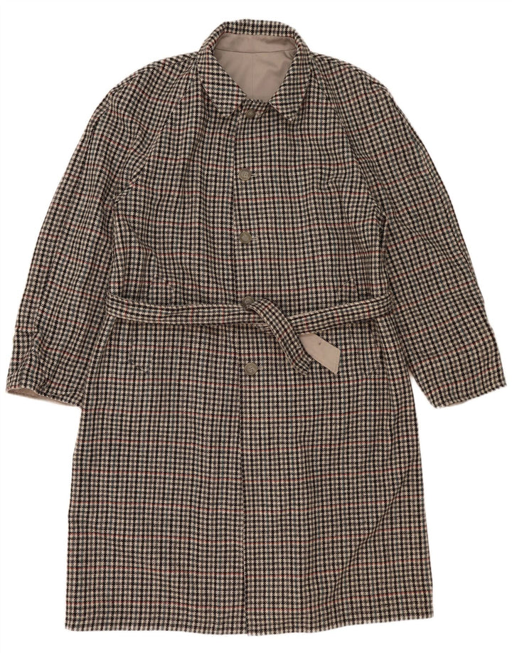 Hamilton Gabardina Reversible para Hombre IT 56 3XL Poliéster a Cuadros Gris