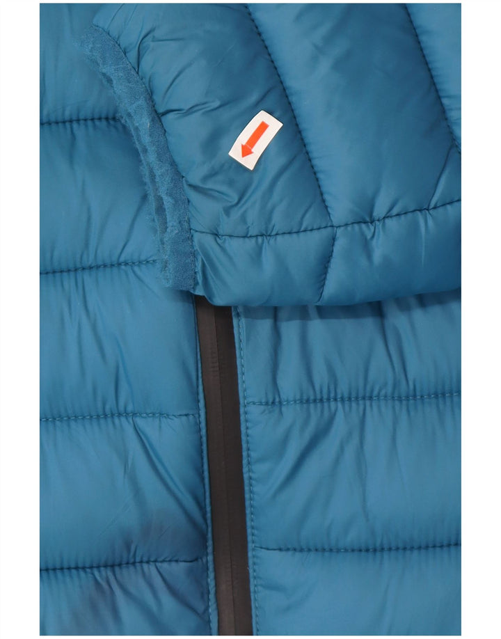 Lotto Chaqueta acolchada con capucha para hombre UK 40 Large Poliéster azul