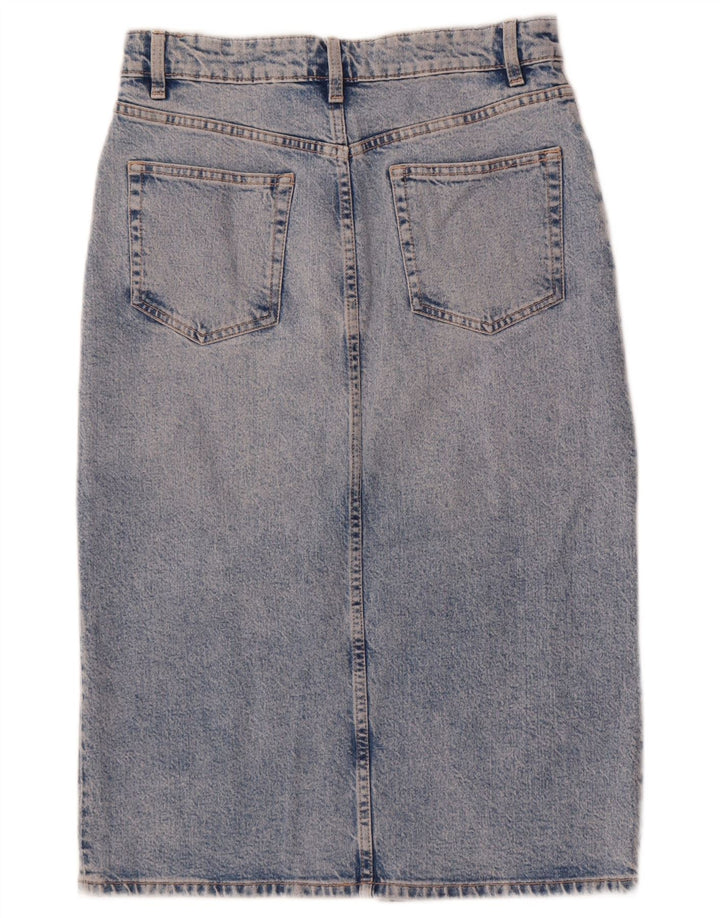 Zara Falda Vaquera Mediana W28 Azul Algodón