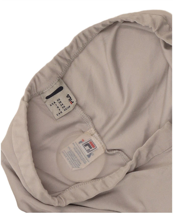 Fila Pantalones de chándal para mujer UK 6 XS Gris Poliéster