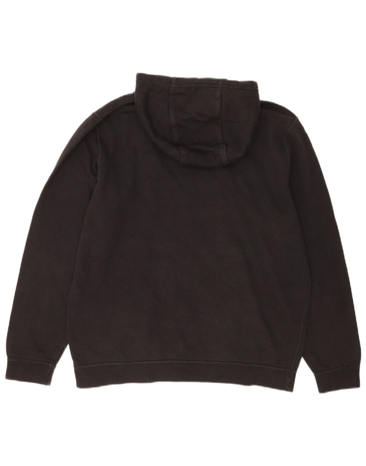 Nike - Sudadera con capucha para hombre, talla grande, algodón negro