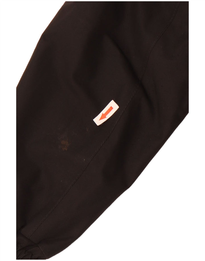 Helly Hansen Chubasquero con capucha para niños 11-12 años Negro Poliéster