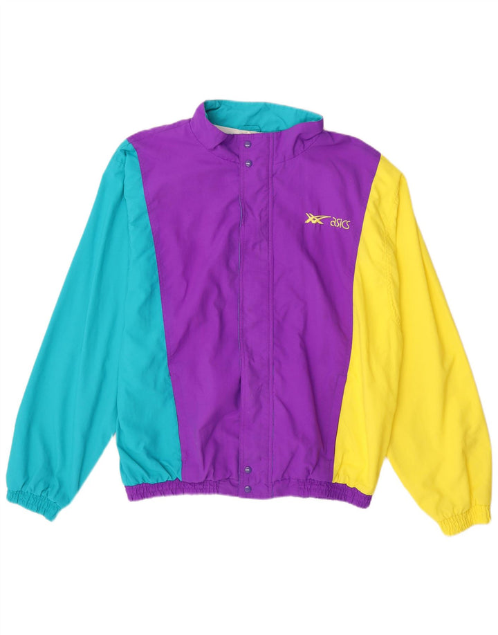 Asics Hombre Chándal Top Jacket XL Multicolor Colourblock Poliamida