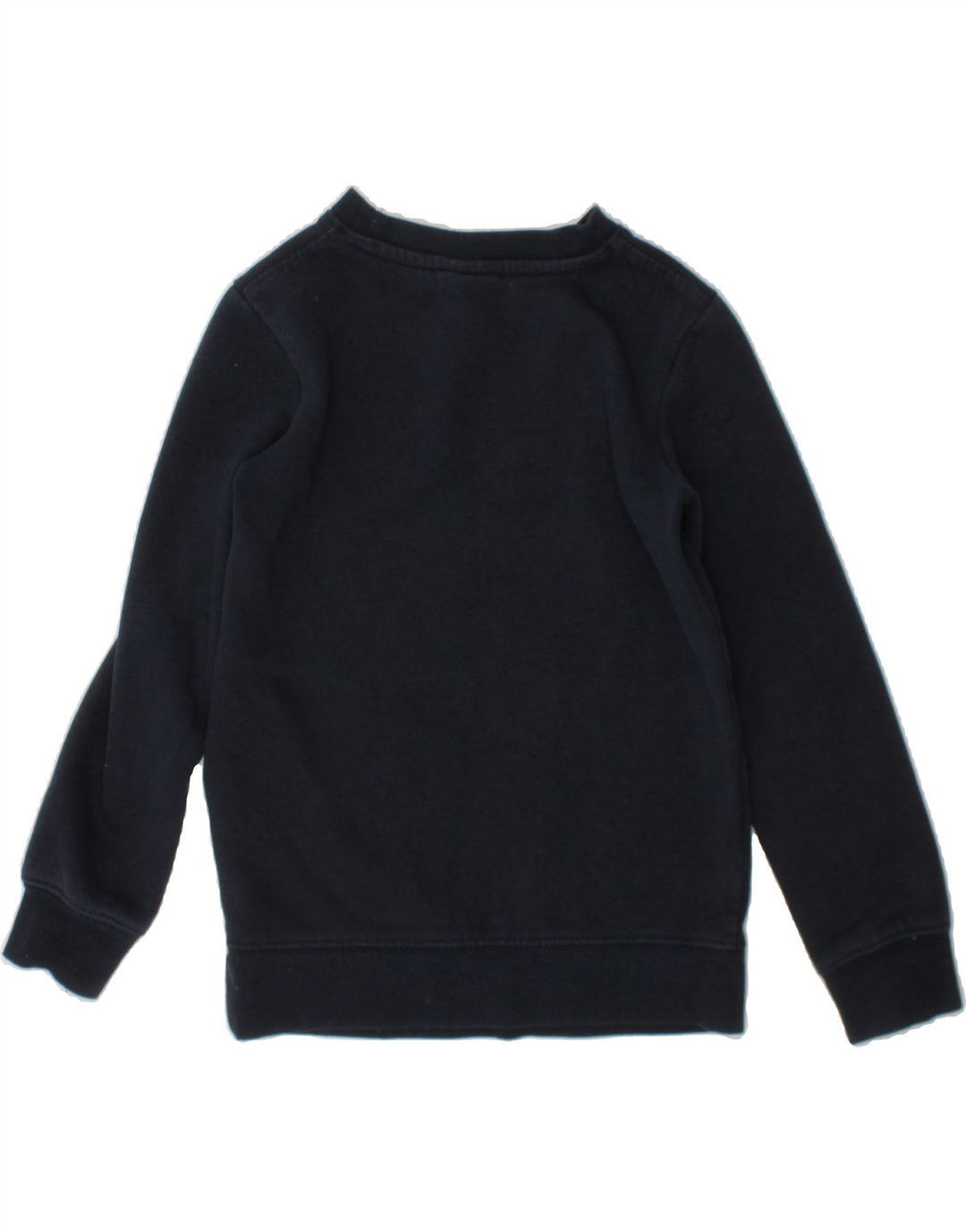 NIKE Boys Graphic Sweatshirt Jumper 4-5 Years Small Navy Blue Cotton Vintage Nike and Second-Hand Nike from Messina Hembry 