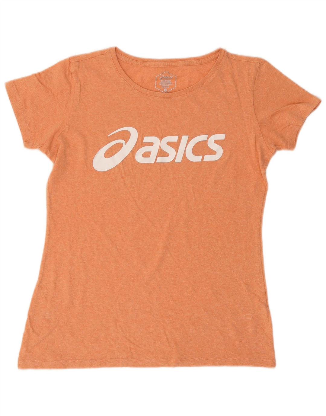Asics Camiseta gráfica para mujer Top UK 12 Medium Naranja