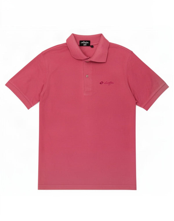Polo Lotto Hombre Algodón Rosa Medio
