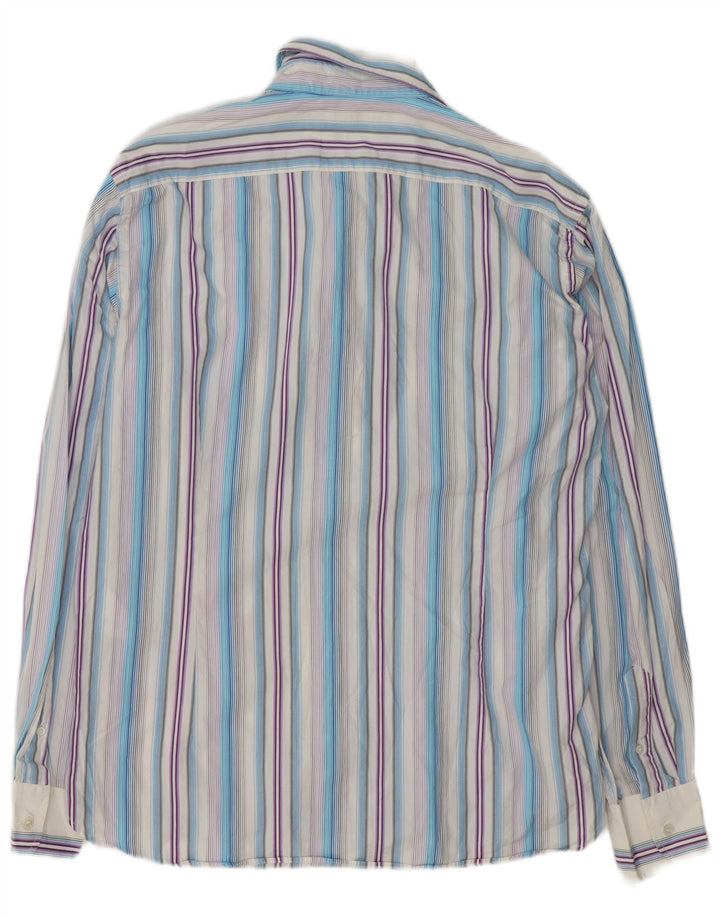 Camisa para hombre Ted Baker Talla 5 XL Algodón a rayas multicolor