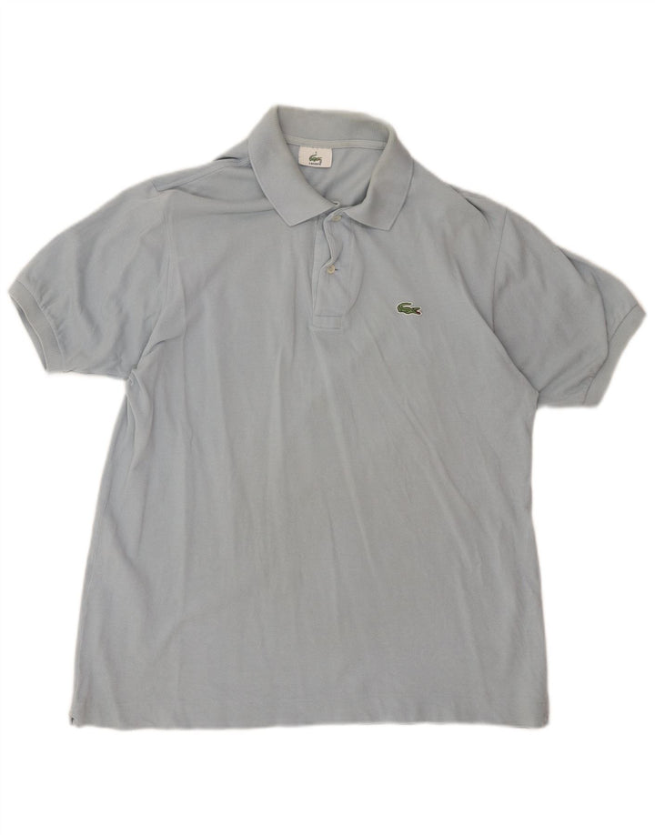 LACOSTE Polo para hombre talla 5 grande algodón azul