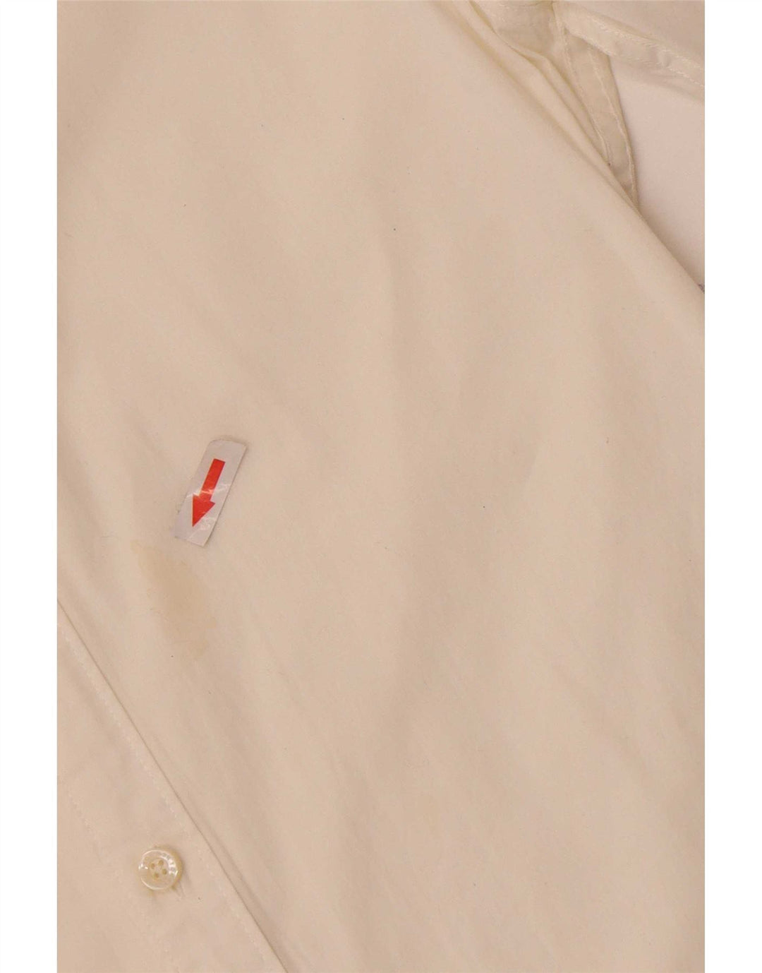 Camisa Tommy Hilfiger Slim Fit de algodón blanco roto mediano para hombre