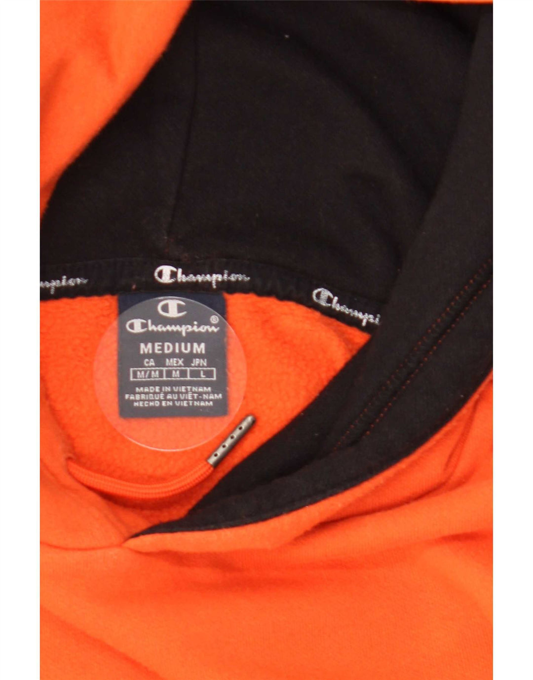 Champion Sudadera Con Capucha Gráfica Para Hombre Naranja Mediana