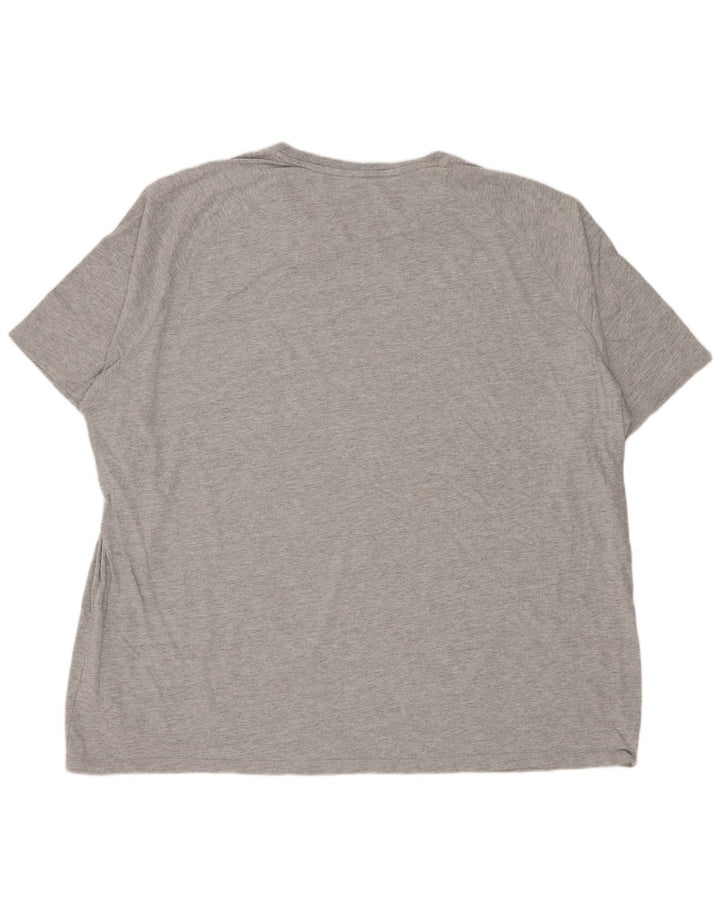Dickies Camiseta para hombre Top 4XL Algodón moteado gris