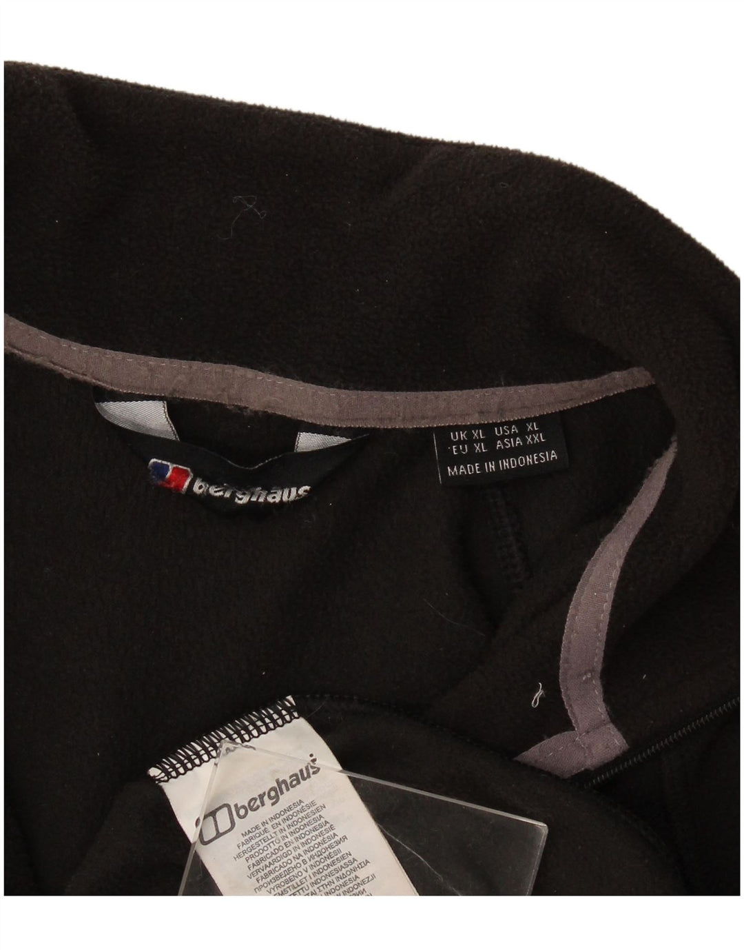 Berghaus Chaqueta polar para hombre ES 42 XL Poliéster negro