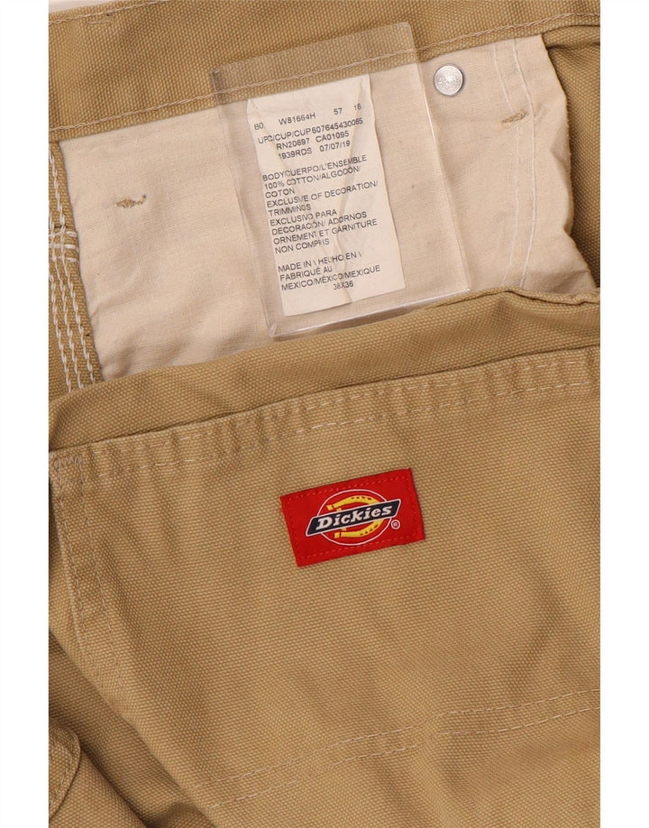 DICKIES Pantalón cargo recto para hombre W38 L36 Algodón beige