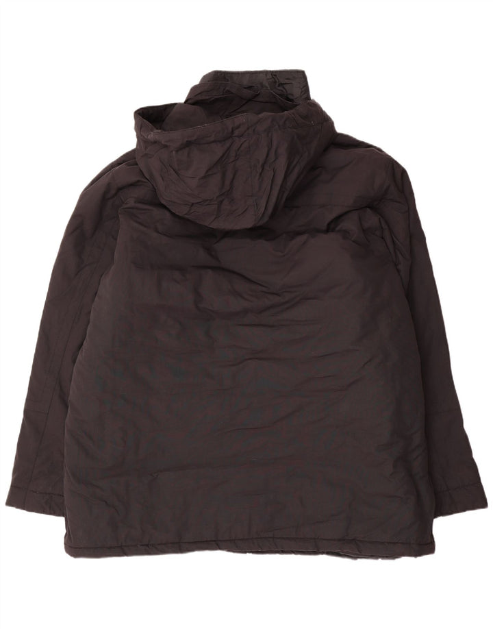 Brugi Chaqueta Cortavientos con Capucha para Hombre Talla 59 3XL Negro