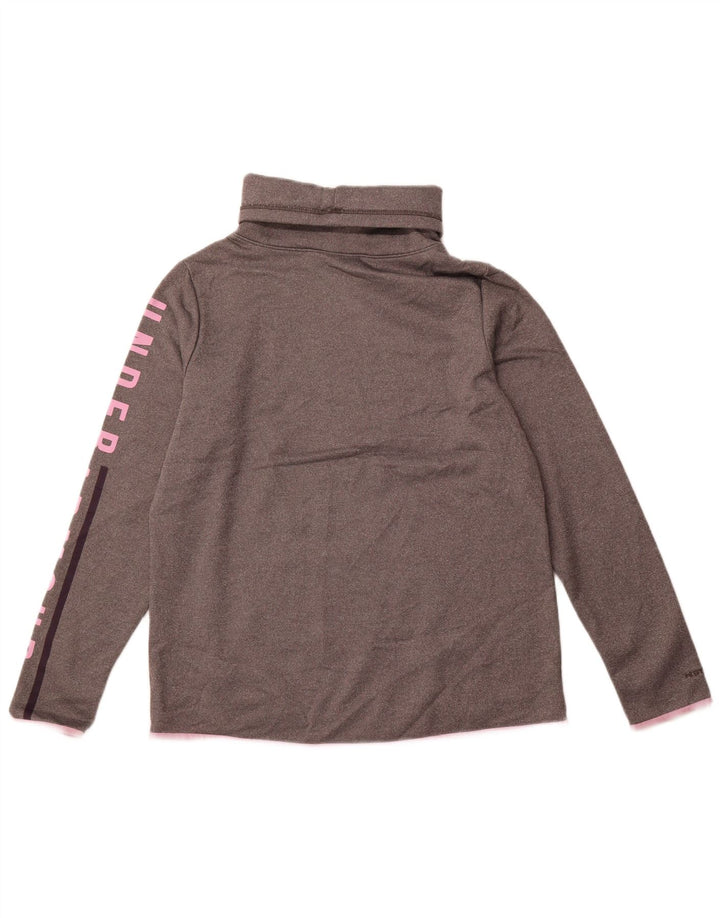 UNDER ARMOUR Sudadera con gráfico Cold Gear para mujer, jersey, Reino Unido 40, grande, gris