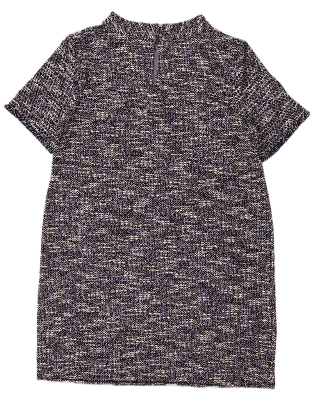 WALLIS Womens Jumper Dress UK 18 XL Blue Flecked Polyester