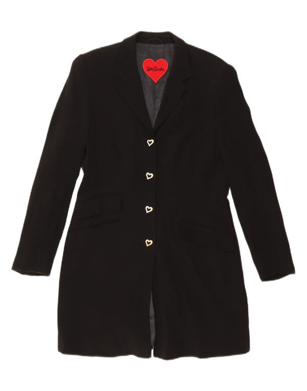 Betty Barclay Chaqueta tipo blazer larga con 4 botones para mujer UK 40 Medium Black