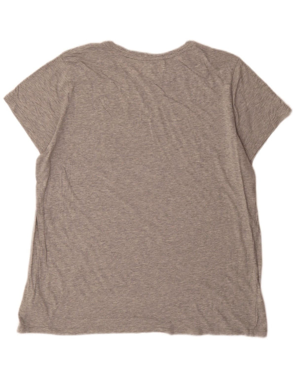 Gap Camiseta de ajuste favorito para mujer UK 20 2XL Algodón moteado gris
