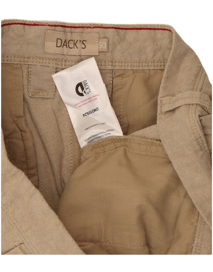 Dack's Pantalones cortos tipo cargo para hombre IT 50 Large W34 Algodón beige